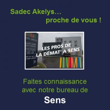 16 Octobre 2023 : Sadec Akelys proche de vous ! Découvrez le bureau de Sens  !