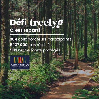 Sadec Akelys participe à nouveau au Défi Treely !